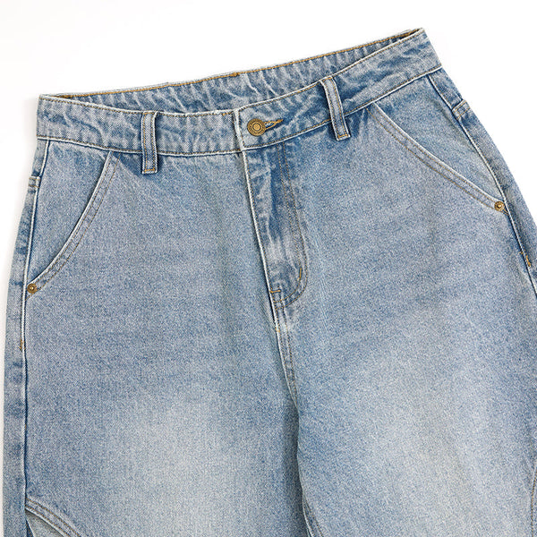 Y2K Hollow Out Patchwork Ripped Jeans