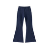 Women's Pleated Flared Plush Trousers