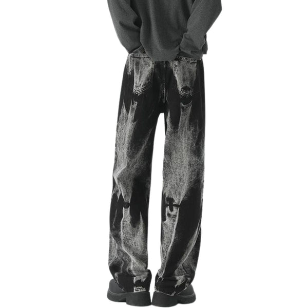 Y2K Tie-Dye Straight Leg Jeans