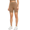 High-Waisted Solid Color Yoga Shorts