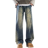 Electric Tie-Dye Baggy Denim Jeans