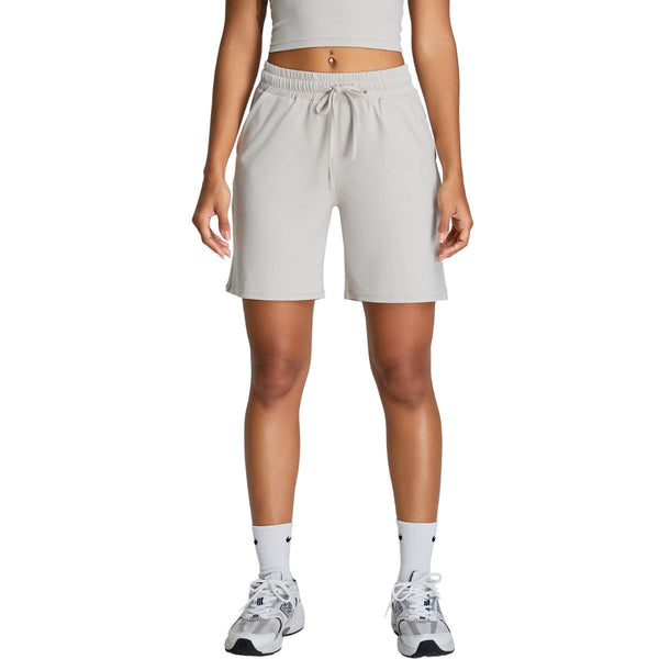Relaxed Fit Drawstring Yoga Shorts