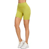 High-Waisted Solid Color Yoga Shorts