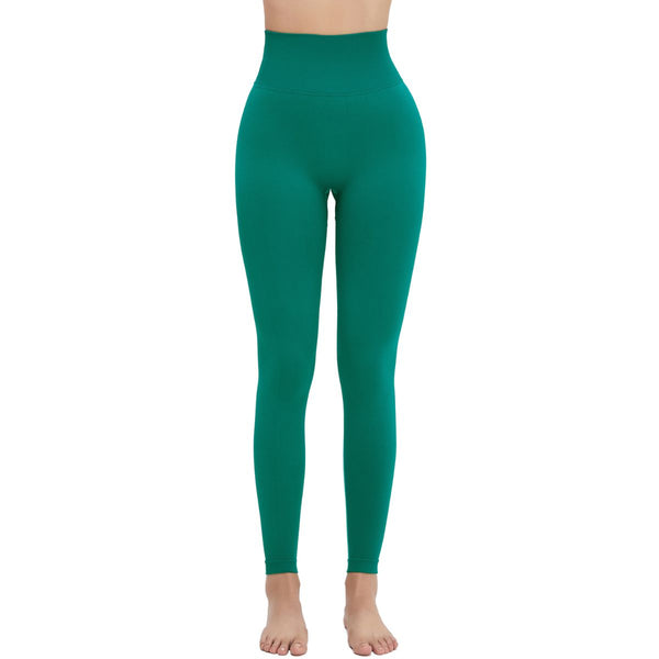 High-Waisted Solid Yoga Leggings