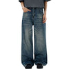 Vintage Straight Leg Whisker Denim Pants
