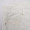 White Baggy Bermuda Denim Shorts