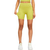 High-Waisted Solid Color Yoga Shorts