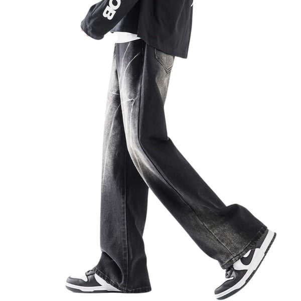 Electric Tie-Dye Baggy Denim Jeans