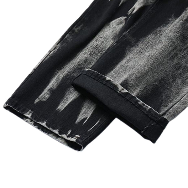 Y2K Tie-Dye Straight Leg Jeans