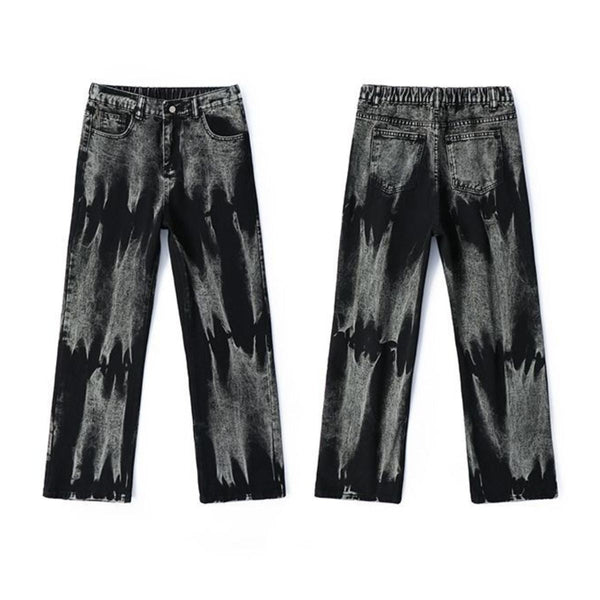 Y2K Tie-Dye Straight Leg Jeans