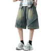 Vintage Washed Bermuda Denim Shorts