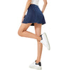 Women's Stretch Flared Knit Denim Skort