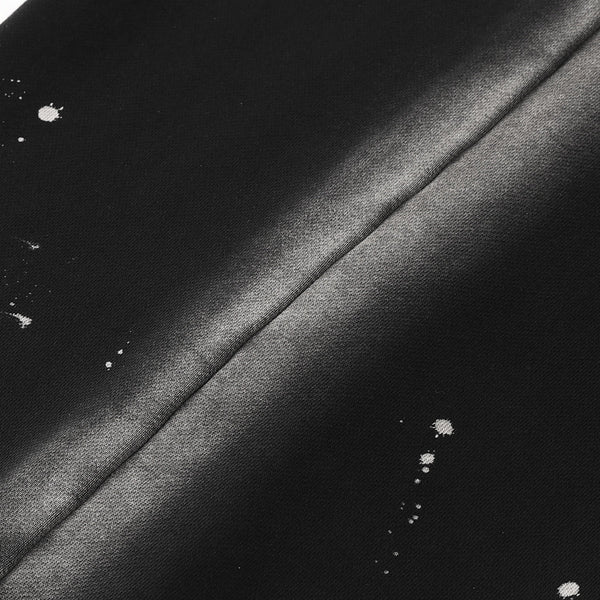 Casual Loose Fit Paint Splatter Elastic Waist Sweatpants