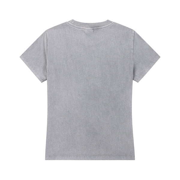 Women's Washed Cotton Short-Sleeve Tee 8oz