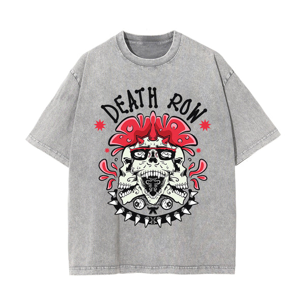 Death Row Street Punk Graphic Tee-INNBLAC