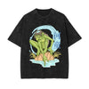 Chinese Characters Water Monster Graphic Tee-INNBLAC