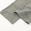 Washed Distressed Fabric Patchwork Vintage Pants