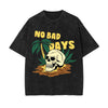 No Bad Days Washed Graphic Tee-INNBLAC