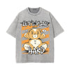 Let's Play Hard Teddy Bear Graphic Tee-INNBLAC