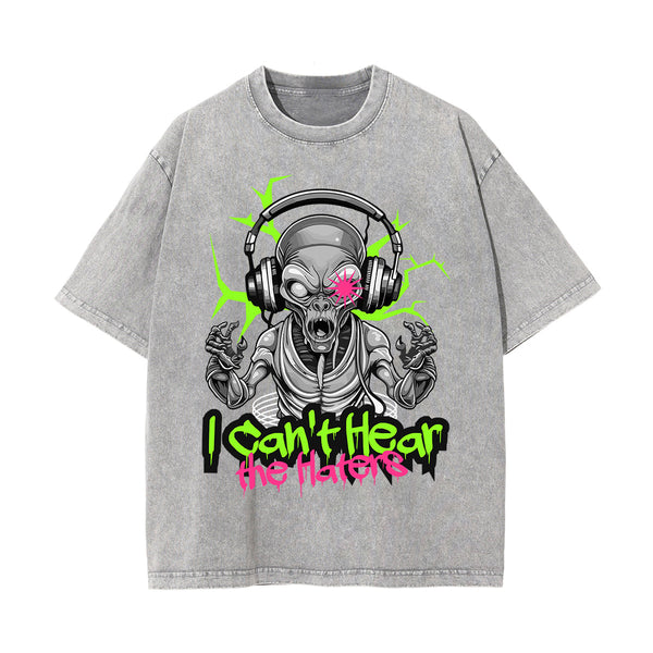 Alien Creature Urban Streetwear Graphic Tee-INNBLAC