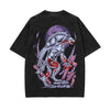 Zombie Beast Graphic Washed Tee-INNBLAC