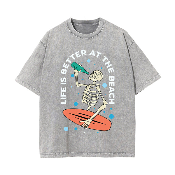 Life Is Better At The Beach Graphic Tee-INNBLAC