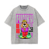 Funky Bear Graffiti Cartoon Graphic Tee-INNBLAC