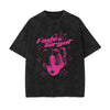 Y2K Girl Stone Wash Graphic Tee-INNBLAC