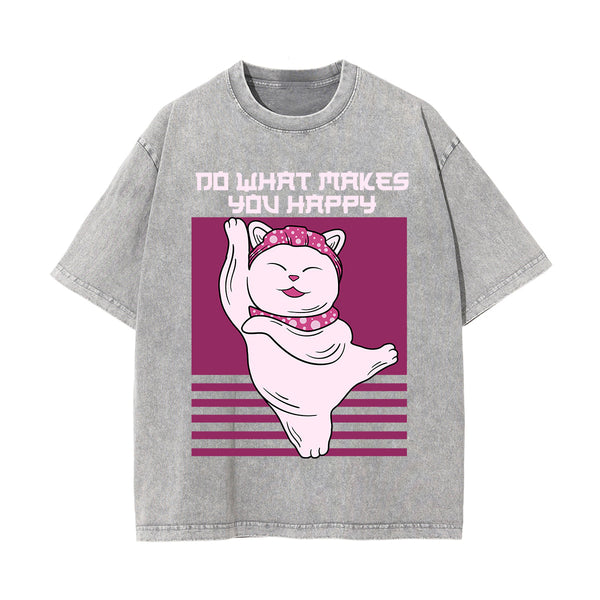 Do What Makes You Happy Graphic Tee-INNBLAC