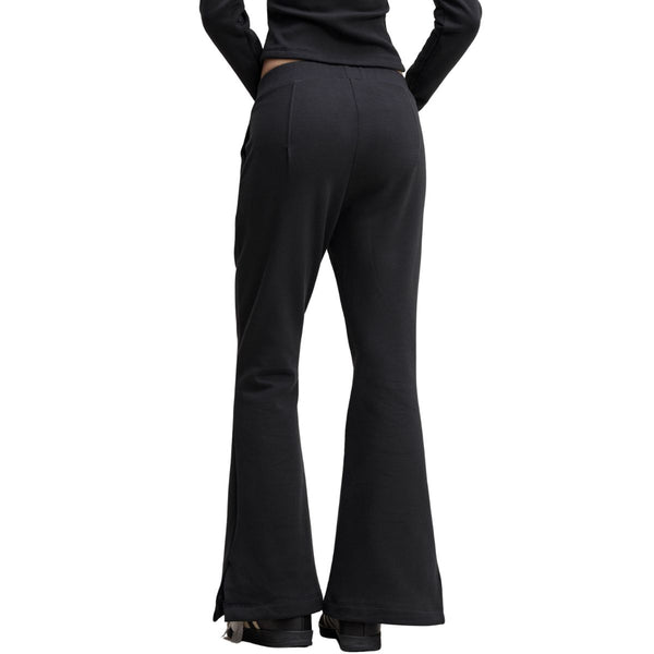 Women's Pleated Flared Plush Trousers