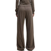 Women's Relaxed Straight Leg Ribbed Trousers
