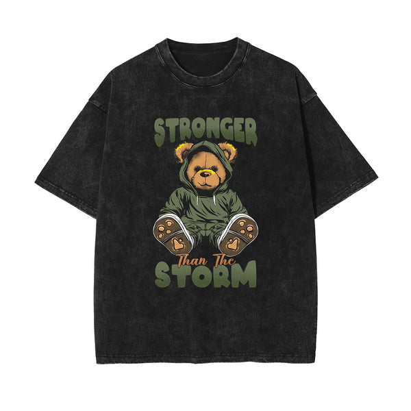 Stronger Than The Storm Graphic Tee-INNBLAC