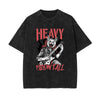 Heavy Meowtall Stone Wash Graphic Tee-INNBLAC