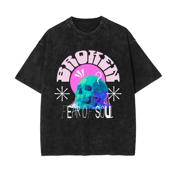 Broken Fear Of Soul Graphic Tee-INNBLAC