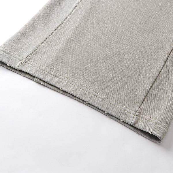 Destroyed Vintage High-Waisted Frayed Jogger Pants