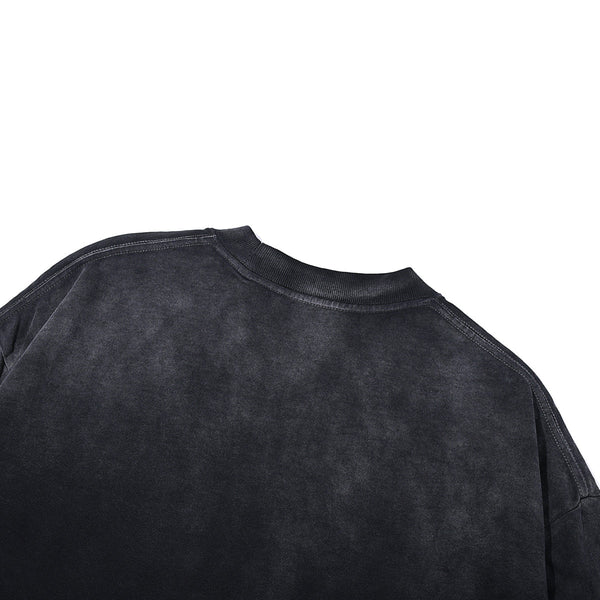 Loose Fit Gradient Cotton Sweatshirt 360gsm