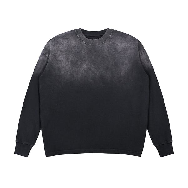 Loose Fit Gradient Cotton Sweatshirt 360gsm