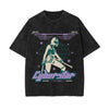 Cyberstar Gir Y2k Streetwear Graphic Tee-INNBLAC