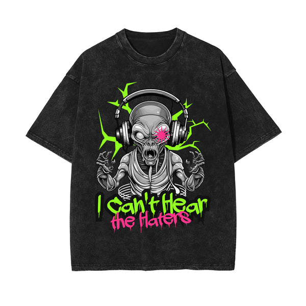 Alien Creature Urban Streetwear Graphic Tee-INNBLAC