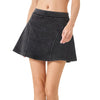 Women's Stretch Flared Knit Denim Skort