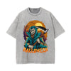 Halloween Graphic Washed Tee-INNBLAC
