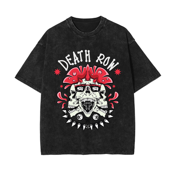 Death Row Street Punk Graphic Tee-INNBLAC