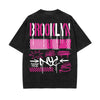 Brooklyn Graffiti Stone Wash Graphic Tee-INNBLAC