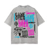 Game Over Graffiti Urban Graphic Tee-INNBLAC