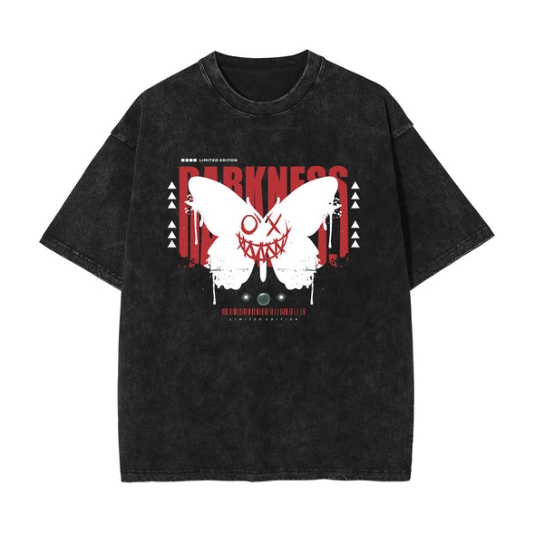Darkness Butterfly Urban Graphic Tee-INNBLAC