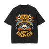 Happy Halloween Graphic Washed Tee-INNBLAC