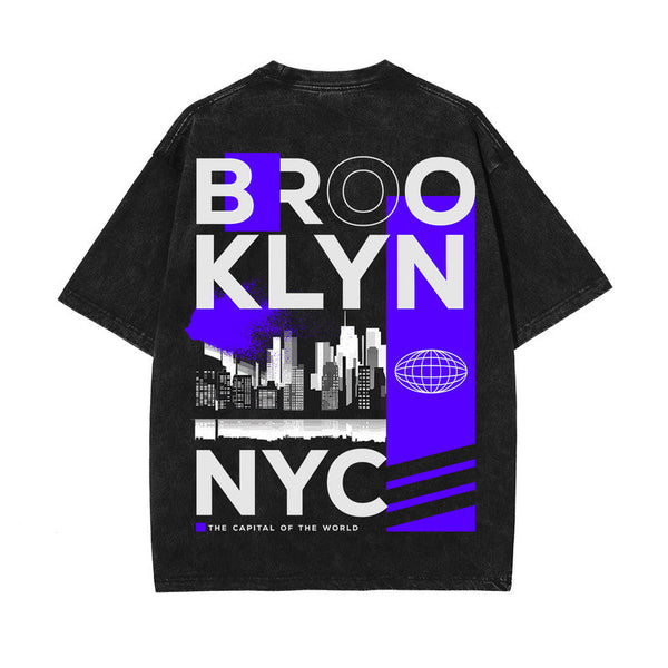 Brooklyn New York Urban Graphic Tee-INNBLAC
