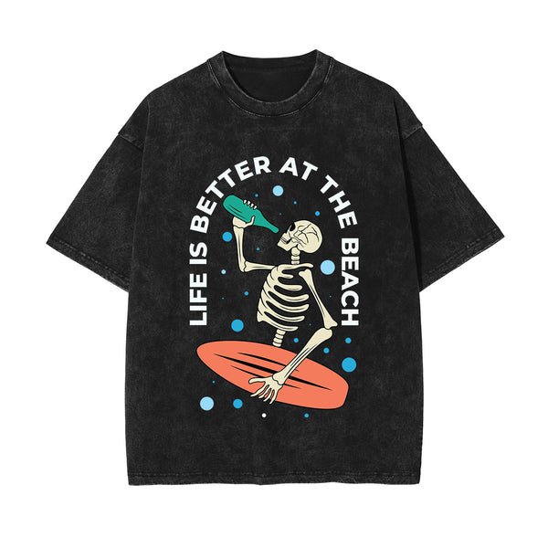 Life Is Better At The Beach Graphic Tee-INNBLAC