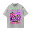 Dangerous Love Graffiti Cartoon Graphic Tee-INNBLAC