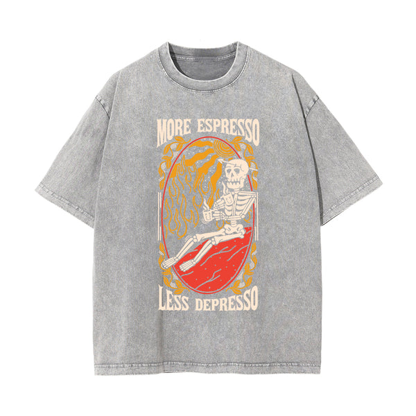 More Espresso Less Depresso Graphic Tee-INNBLAC